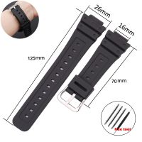 hnfymyi Rubber Watch Strap Silicone Band For Casio 5600 Series Watch Accessories Watchbands Men Sports Resin DW6900 Bracelet 16mm X 26mm