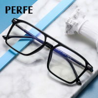 Men Eyewear Glasses New Mens Classic TR90 Anti blue light Eyeglasses Business Casual Plain Replaceable Lens Glasses with Myopia Frame for Men