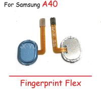 สําหรับ Samsung Galaxy A20 A205F A30 A305F A40 A405F A60 A605F ปุ่มโฮมลายนิ้วมือ เซนเซอร์ กลับ Power Flex Cable