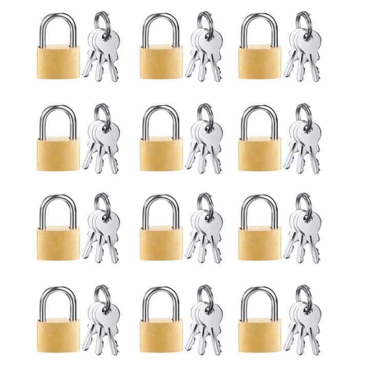 12-pack-mini-padlock-small-padlock-solid-brass-locks-with-3-key-for-luggage-lock-backpack-gym-locker-lock-suitcase-lock