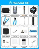 19 IN 1 FTTH Fiber Optic Tool Kit with -70~+10dBm Optical Power Meter 10MW Visual Fault Locator OPM VFL AUA7S