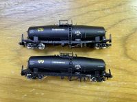 New N Kato Black Tanker Model 8008- 2 Car Set.. Fully tested, unused condition   New N Kato Black Tanker Model 8008- 2 Car Set.. ทดสอบครบ สภาพไม่ผ่านการใช้งาน