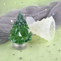 ● Christmas Tree Silicone Mold DIY UV Epoxy Resin Crafts Handmade Christmas Gift Party Home Decoration Resin Casting Mold