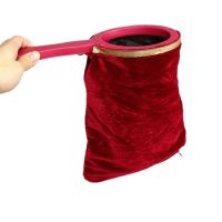 ♈◑℗ Magic Red Universal Empty Tool Tricks Change Bag Beginner Magician prop Make Things Appear or Disappear Color Random Gag Kid Toy