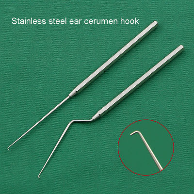 Cerumen Hook Ear-Picking Iron Hook ผู้ใหญ่หูตะขอเข็ม Professional Ear-Picking ทารกและเด็ก Doctor Hook Hard Earwax เครื่องมือ