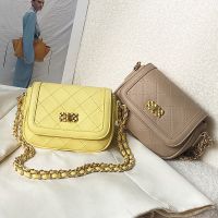 Trendy womens bag 2022 bag womens fashion one-shoulder small bag all-match diamond chain bag ladies Messenger bag 〖WYUE〗