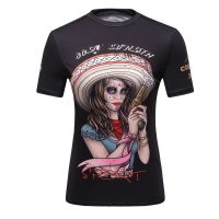 2023 Customized Fashion High Quality Brand New Summer Women Short Sleeved t Shirt Compression Shirt Fitness 3d Print Casual Shirt Lady Clothing Brand Tees T-shirt ，Contact the seller for personalized customization