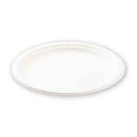 เอโร่ จานชานอ้อย 10 นิ้ว x 50 ใบ : aro Bagasse Plate 10 inches x 50 Pcs