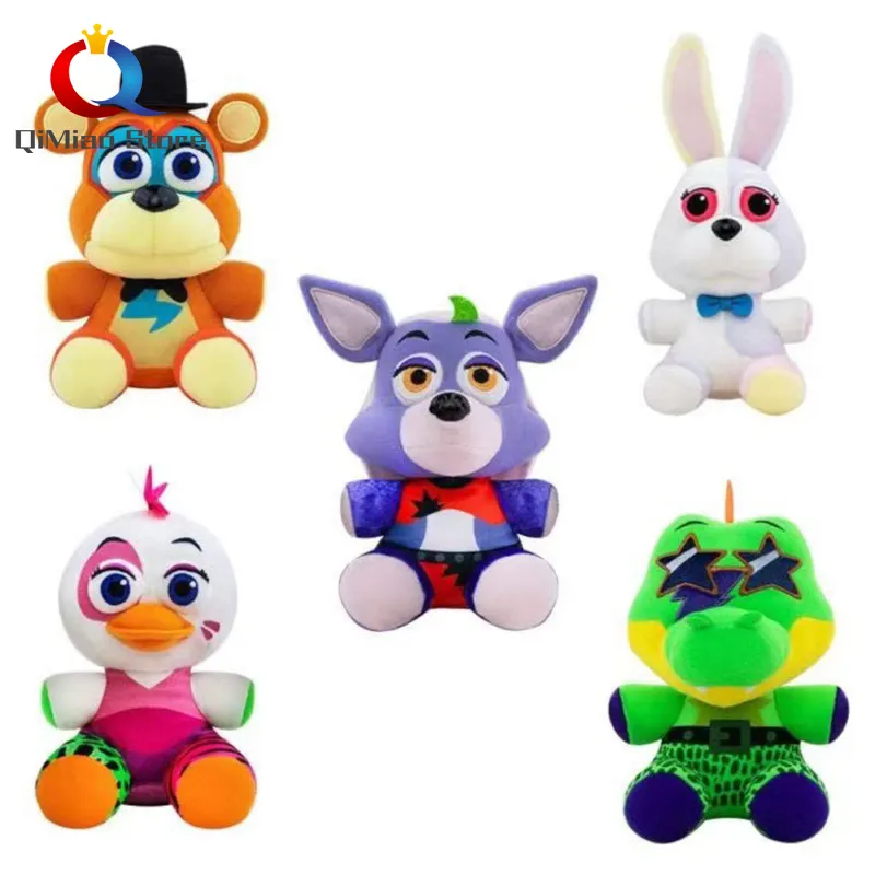 Anime FNAF Plushie Doll Freddy Kawaii Cartoon Game Plush Toys 25cm