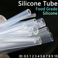 1 Meter Food Grade Clear Transparent Silicone Rubber Hose ID 0.5 1 2 3 4 5 6 7 8 9 10 mm O.D Flexible Nontoxic Silicone Tube