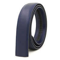 Men Belt Strap คนใหม่ของเข็มขัดหนังวัวแถบชาย3.5เซนติเมตรกางเกงยีนส์กางเกงเข็มขัดหัวเข็มขัดอัตโนมัติสายเข็มขัดสำหรับผู้ชาย110-130เซนติเมตร (เฉพาะแถบไม่มีหัวเข็มขัด)