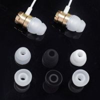 100Pcs Silicone Ear Tips Two Layer Ear Buds Ear Gels In-ear Earphone Replacement Earbuds Headphone Eartips Earplug