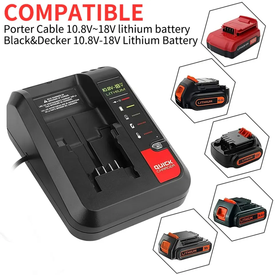 20V Lithium Battery Charger LCS1620 for Black Decker LLP120 LDX20C