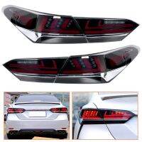 LED ด้านหลังโคมไฟประกอบเลนส์รมควันเบรคไฟตัดหมอกไฟเลี้ยว Fit สำหรับ Camry 18‑20