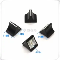 10 Piece 14×11×11MM straight slide potentiometer mixer push rod cap plastic console volume hat inner hole 4MM