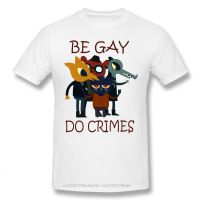 Do Crimes Black Tshirt Night In The Woods Possum Springs Game Homme T-Shirt Tees Pure Cotton Oversized Short Sleeve