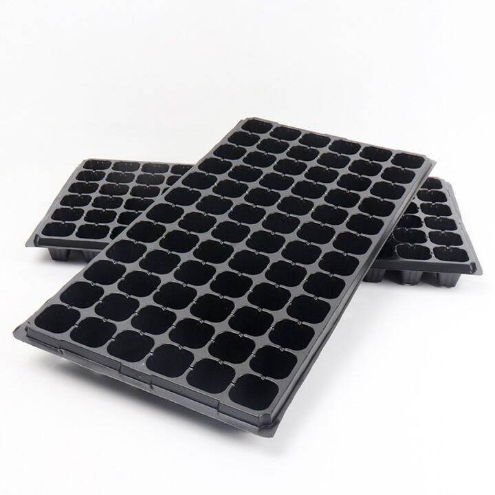 6pcs-72-hole-seedling-tray-garden-seed-growing-cultivation-pot-practical-vegetable-flower-plant-nursery-trays