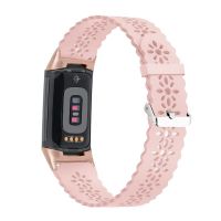 ✗☜﹉ Pasek silikonowy do Fitbit Charge 5 miękki sportowy pasek na rękę kompatybilny z Fitbit Charge 5