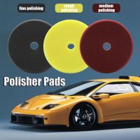 ┅☃ 6inch Imported Sponge Polishing Pad Car Waxing Buffing Polisher Pad Sponge Flat Sanding Pad Car Maintenance Accessories