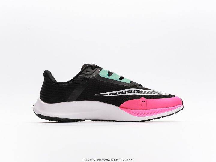 รองเท้าผ้าใบniike-air-zoom-alphafly-next-black-pink-อุปกรณ์ครบเซ็ต-รองเท้ากีฬา-รองเท้าแฟชั่น-สินค้าพร้อมส่ง