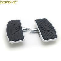 ZORBYZ ที่วางเท้าที่วางเท้าสำหรับผู้ซ้อนท้ายคู่หน้าหลังปรับได้สีดำสำหรับ Harley Sportster 883 1200 Dyna