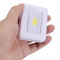 COB Switch LED Wall Light Night Light Magnetic AAA Battery Operated Ultra Bright Luminaria With Magic Tape For Garage Closet Night Lights