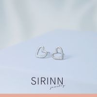 ต่างหูเงินรูปหัวใจ ❤️ ต่างหูเงิน ต่างหูเงินSirinn Jewelry