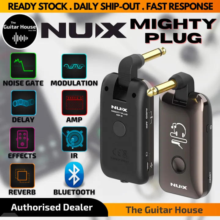 NUX MIGHTY PLUG MP-2 多機能 ヘッドホンアンプ イヤホン、ヘッドホン