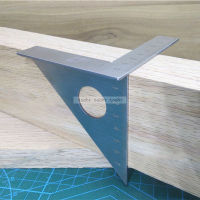 Woodworking Ruler Square Layout Miter Triangle Ruler 45 Degree 90 Degree Metric Gauge toohr Measure tool