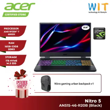 Portátil Gamer Acer Nitro5 Ryzen5 Ram 16gb 1tb Gtx 1650 Ddr5