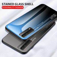 P Smart 2021 Case ZROTEVE Gradient Tempered Glass Cover For Huawei P Smart Z S Coque For Huawei P Smart Plus 2019 Phone Cases