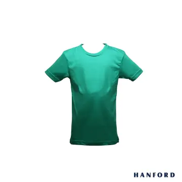 Hanford Men/Teens R-Neck Cotton Modern Fit Short Sleeves Shirt - Black