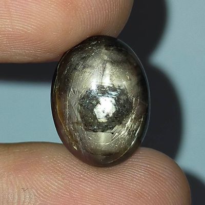 พลอย สตาร์ แซฟไฟร์ ธรรมชาติ ดิบ แท้ ( Unheated Natural Star Sapphire ) หนัก 12.24 กะรัต