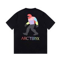 ARCTERYX/Archopteryx เสื้อยืดผู้ชาย,เสื้อยืดผู้ชายเสื้อคอคลมแขนสั้นลำลองทรงหลวมสำหรับฤดูร้อน