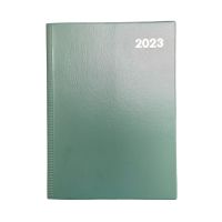 DX301 Schedule Book 2023 21.5x29.3 ซม. ปกหนัง กันน้ำ ขนาดพกพา 2566 Year Plan Month Plan My Planner Diary Planer ไดอารี่