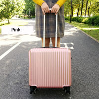 Small suitcase female 18-inch boarding case universal password box trolley case aluminum frame suitcase