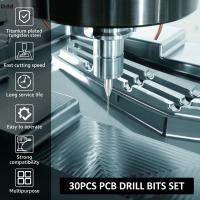 ชุดดอกสว่าน PCB 30ชิ้นขนาด0.1-3.0มม. ชุดดอกสว่าน PCB แบบเกลียวขนาดเล็กทนต่อการสึกหรอดอกสว่านสว่านเจาะรูเกลียวขนาดเล็กดอกสว่านดอกสว่านเกลียวขนาดเล็กทนต่อการสึกหรอ Iiigfhfiidd