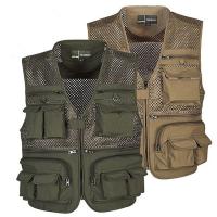 CODLiang Te [L-4XL]Summer Men Vest Multi-pocket Cargo Vest Jacket Men Quick-Drying (16 pockets）