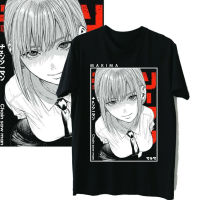 【Fashion】เสื้อยืด พิมพ์ลายมังงะ Chainsaw Man Denji And Makima สําหรับผู้ชาย เสื้อเบลาส์ แฟชั่นแขนสั้นผ้าฝ้าย