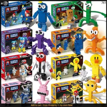 Rainbow Friends Building Blocks Anime Game Character Figure Set