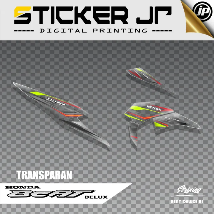 Striping Motor BEAT DELUXE - Striping Motor Honda Beat Deluxe Bahan