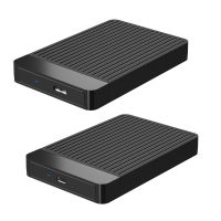 2.5นิ้ว Usb3.0 / Type C Mobile Hard Disk Enclosure รองรับสูงสุด6Tb Uasp 6Gbps External Hard Drive Case