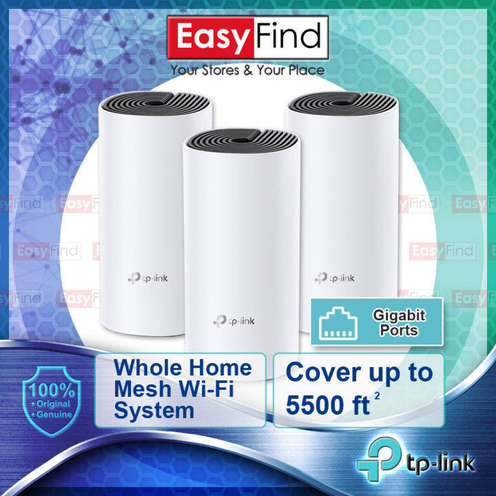 TP-LINK Deco M4 AC1200 Whole Home Mesh Wi-Fi System 2 Pack / 3 Pack ...