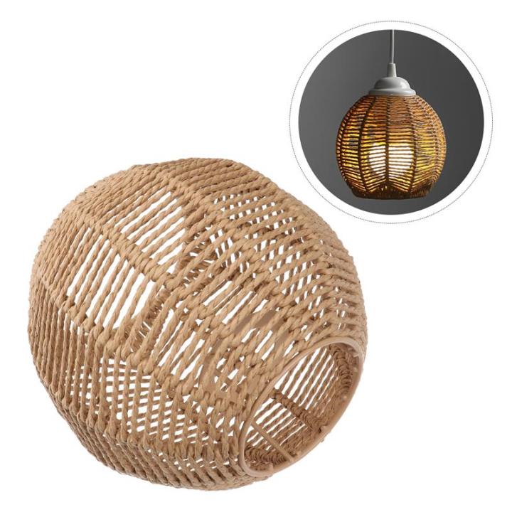 home-lighting-rattan-lamp-cover-handmade-woven-chandelier-retro-lampshade