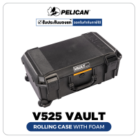 Pelican V525 Vault Rolling Case With Foam-Black (ประกันศูนย์ไทย)