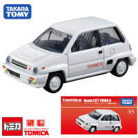 TOMY DOMICA โลหะผสมรถเรือธงกล่องสีแดงชาย TP35ฮอนด้าซิตี้บูลด็อกรถเก๋ง226215