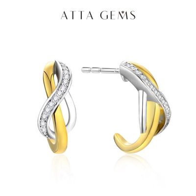 ATTAGEMS New Special Moissanite Earrings 925 Sterling Silver Earrings for Women Men Fine Jewelry Anniversary Sale