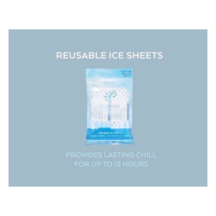 Profreeze Reusable Ice Sheets (5 Sheets) Lazada PH