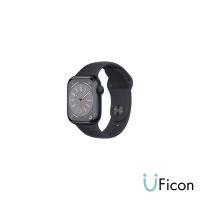 Apple Watch Series 8 GPS Aluminium Case with Sport Band [iStudio by UFicon]