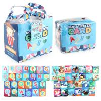Child Soft Alphabet Cards Toys 26Pcs ABC Alphabet Child Flash Cards Early Learning Toy with Storage Bag Washable Soft Letter Toy for Toddlers Kids Boys Girls Over 0 Years attractively